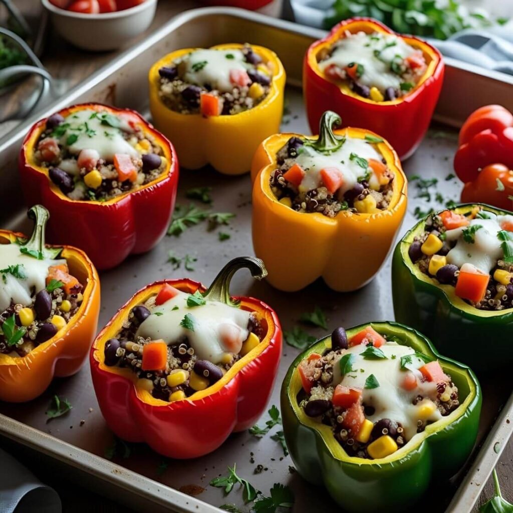 10 Delicious Vegan Dinner Recipes to Try Tonight 4 Stuffed Bell Peppers