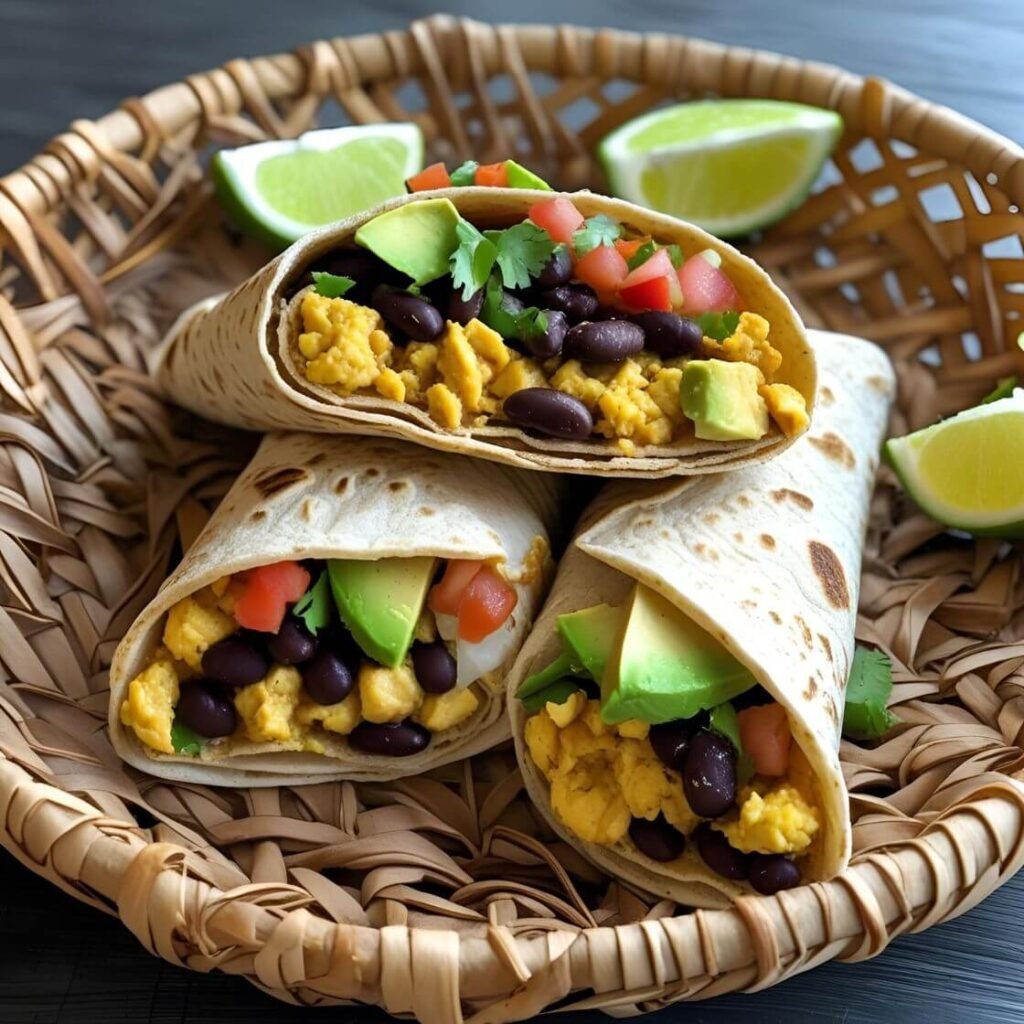 10 Delicious Vegan Breakfast Recipes to Start Your Day Right 7 Vegan Breakfast Burrito