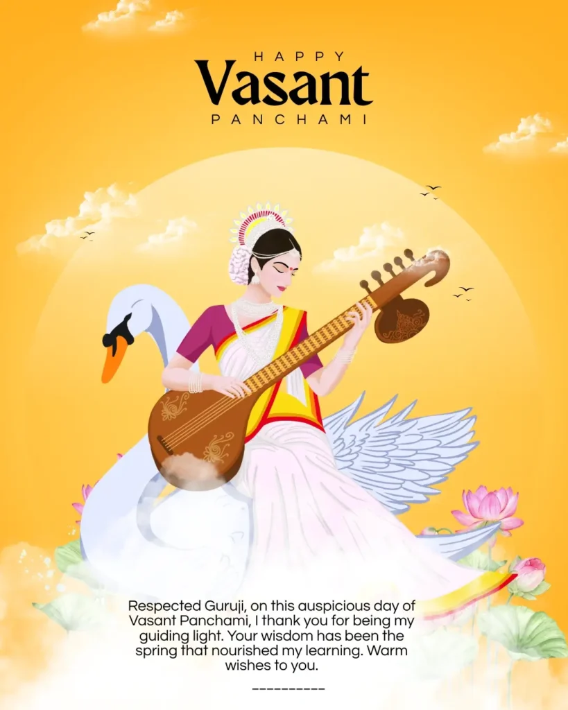 Happy Vasant Panchami 2026: Heartfelt Wishes, Quotes, Images & Messages to Share 5 Vasant Panchami Messages 2026